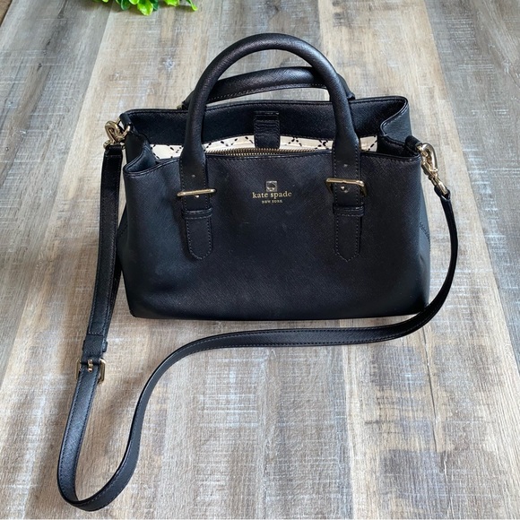 SOLD Kate Spade Black Cove Street Provence Satchel - Picture 2 of 12